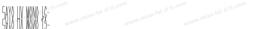 sayo uv mono bg字体转换